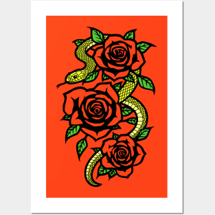 Serpent and Rose Posters and Art